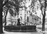 Rynek - fontanna Neptuna - zdjcie sprzed 1945 roku